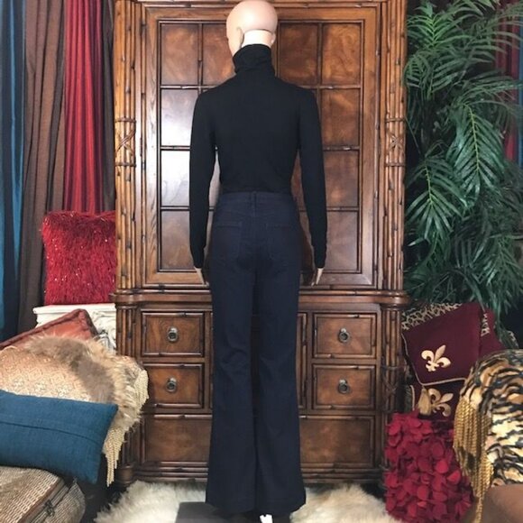 Laurie Felt Dark Wash Silky Flare Vital Stretch Technology Jean - Picture 4 of 8